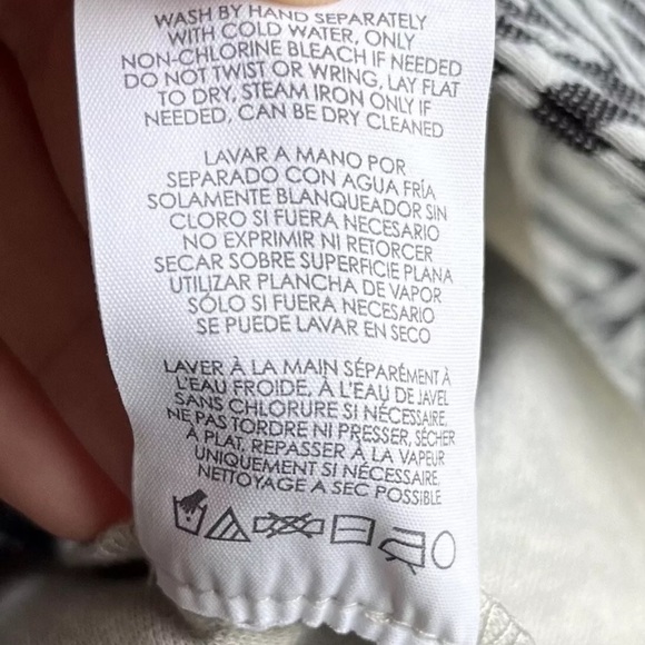 Cabi Peacoat Jacket Sz XS Zig Zag Ponte Knit style #3034 Zebra EUC Artsy Buttons - Picture 9 of 16